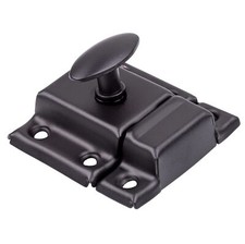 Small Stamped Cabinet Door Latch Spring Loaded Cupboard Door Latch w/ Oval Turn