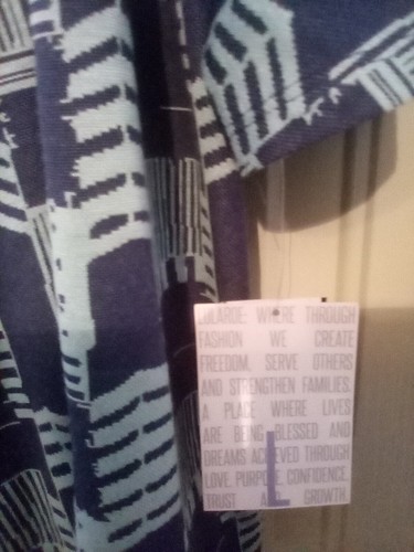 LulaRoe " Lindsay " Größe L sehr schöne tolle Farben neu mit Etikett - Bild 9 von 9