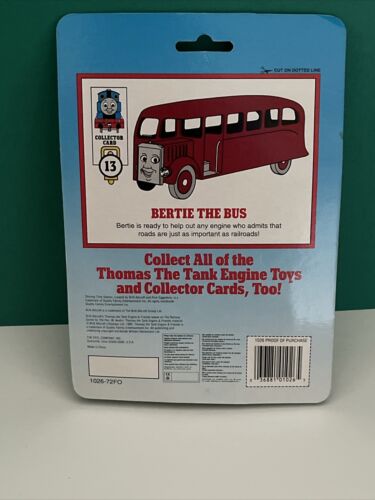Thomas Railway Ertl Guillane Metal Bertie The Bus New In Box - Picture 2 of 2