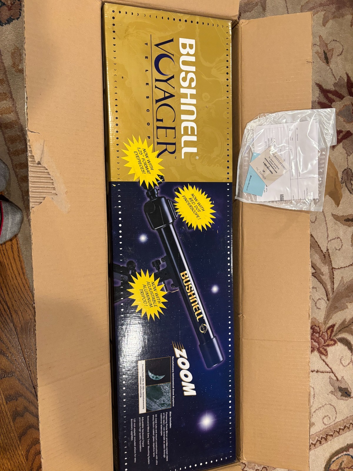 Bushnell Voyager Telescope Model 78-9470.  Unopened box.