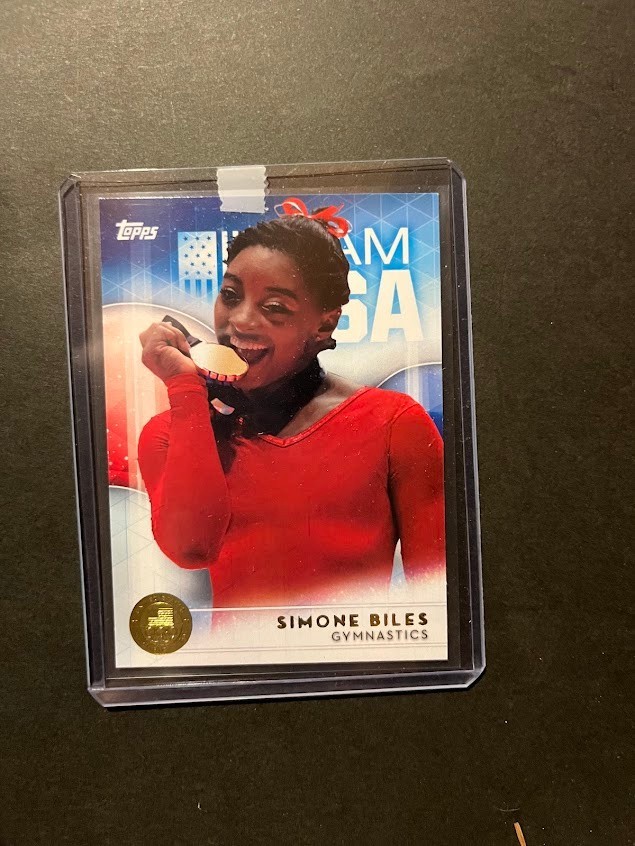2016 Topps Olympics Simone Biles #38 Gold RC