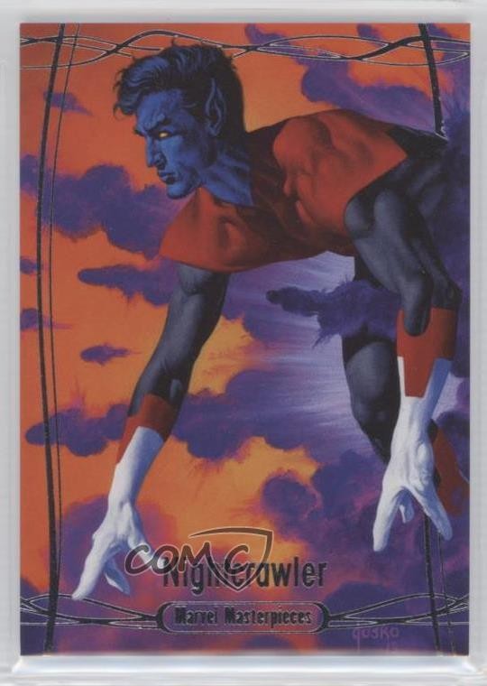 2016 Upper Deck Marvel Masterpieces 1044/1499 Level 2 Nightcrawler #50 09q5