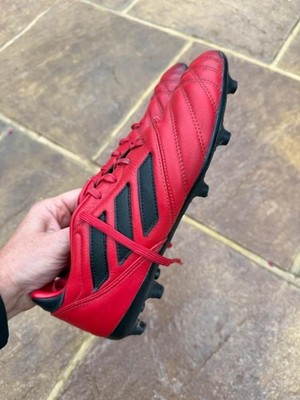 Adidas Rot Leder Gloro FG UK 8,5 Herren Fußballschuh Soccer