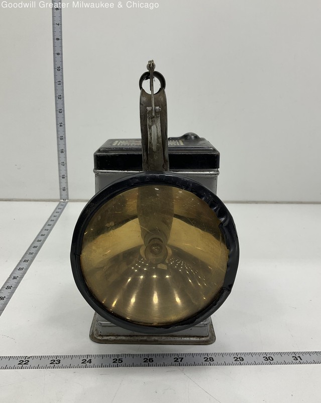 Burgess Twin Six Lantern No TW2 Black Silver Handle Lamp Lighting 1935 USA