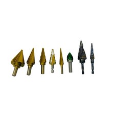 Irwin Unibit & Unbranded HSS Titanium Step Dr...