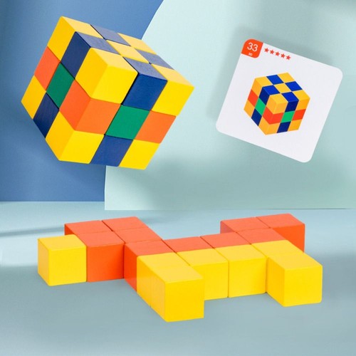A Box Creative Cube Block Toy Cube Shape Three-Dimensional Toy Educational Use - Picture 11 of 12