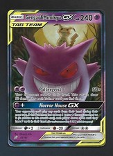 Pokémon Gengar & Mimikyu GX TAG TEAM 53/181 Holo Ultra Rare Team Up 2019 240 HP