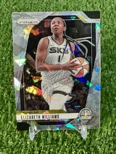 2024 Panini Prizm WNBA Elizabeth Williams #24 Silver Cracked Ice Holo Refractor
