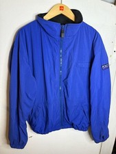Vintage Polo Sport Ralph Lauren Fleece-Lined Nylon Full-Zip Jacket Large Blue