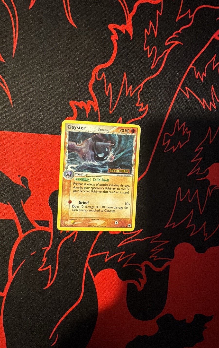 Cloyster 14/101 Dragon Frontiers Reverse Holo Stamped LP