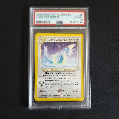 Light Dragonair (Unlimited) graded PSA 6 for sale on eBay