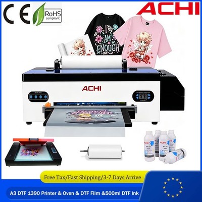 A3 DTF Printer Epson 1390 Head Direct to Film T-shirt Printing Machine For DIY