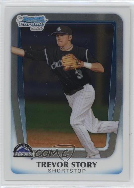 2011 Bowman Draft Chrome Prospects Trevor Story #BDPP84 07i7