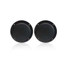 Herdio 4 Inches Waterproof Marine Ceiling Flush Wall Mount Speakers with 160 ...