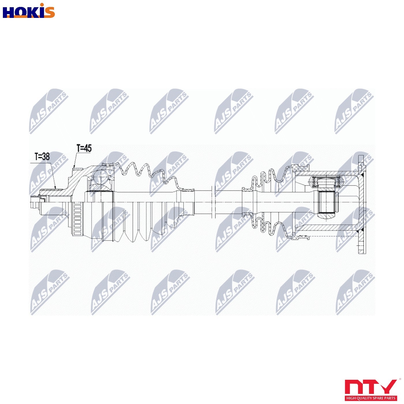 N.T.Y. NPW-AU-029.NTY Drive Shaft for AUDI - Image 10
