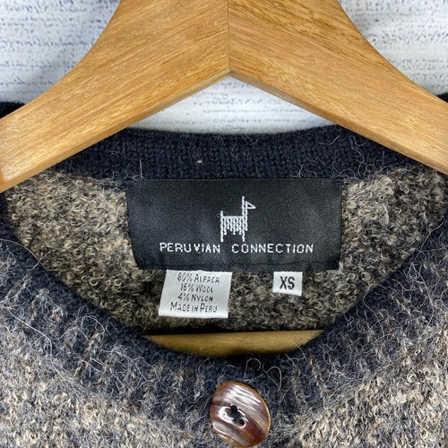 Peruvian Connection Womens Size XS Alpaca Wool Knit Sweater Jacket Skirt Set - Picture 4 of 12
