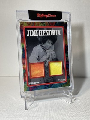 Jimi Hendrix 2025 Super Products Rolling Stone Keepsake #110 Dual Relic 9/10