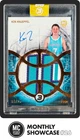 KON KNUEPPEL 2025-26 TOPPS THREE 3 RELIC ROOKIE PRIME PATCH AUTO BRONZE RC 3/25