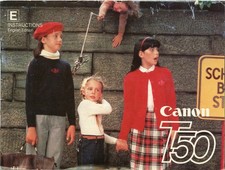 Original Instruction Manual for Canon T50 Camera