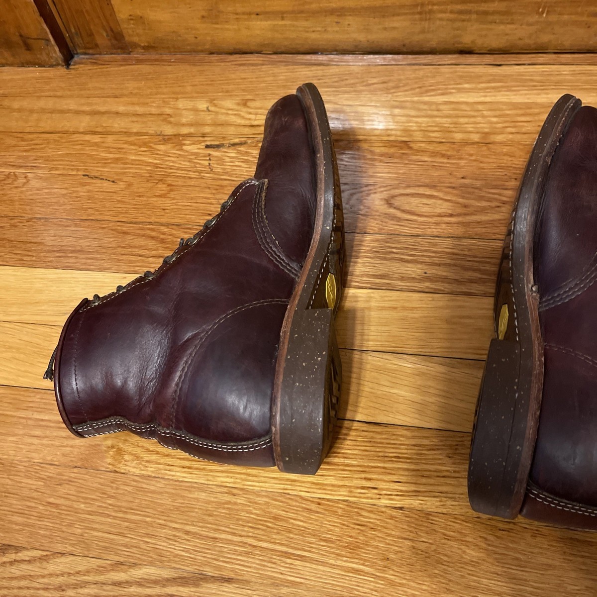 LL Bean x Chippewa Katahdin Work Lace Up Service Boots 11 Oxblood Vintage Vibram LL Bean Katahdin Engineer Boots (Chippewa) Price Drop to  main image 4