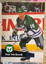 1991-92 Pro Set Pat Verbeek #86 Whalers