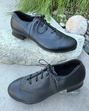 Bloch Jason Samuels Smith Shockwave Tap Shoes Black Leather Women’s 8.5 Dance