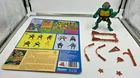Vintage 1988 TMNT Soft Head Complete Michelangelo all weapons and card back
