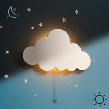 Floating Cloud Wall Lamp for Baby Nursery  Cute Floating Cloud Lamp for Kids Be