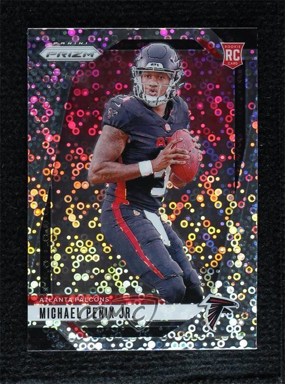 2024 Panini Prizm Rookies No Huddle Prizm Michael Penix Jr #378 Rookie RC
