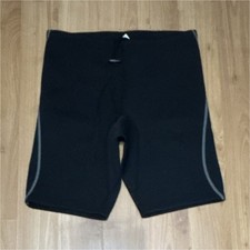 SMX Men's Neoprene Wetsuit Shorts Black Size L Swim Surf Diving Comfortable Fit