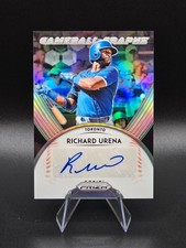 2019 Panini Prizm Game Ball Graphs #14 Richard Urena! Blue Jays