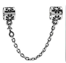 New Authentic PANDORA Moments Daisy Safety Ch...