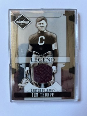 Jim Thorpe Canton Bulldogs GU Patch HoF, 2008 Donruss Legend /24