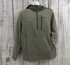 UNDER ARMOUR STORM SPECIALIST PEWTER 1/2 ZIP HOODIE JACKET SIZE L MEN NWT