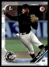 2019 Bowman Draft Nasim Nunez Miami Marlins #BD-141