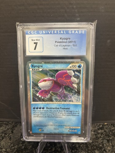 2011 Pokemon Call Of Legends #SL6 Kyogre-Shiny Holo Call Of Legends CGC 7