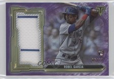 2020 Triple Threads Single Jumbo Relics Amethyst /27 Robel Garcia Rookie RC
