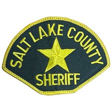 Salt Lake County Sheriff Department Utah Embroidered Collectible Shoulder Patch
