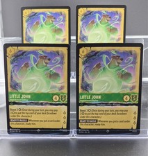 Disney Lorcana Little John - Impermanent Outlaw 92/204 Whispers Well SR 4 Cards