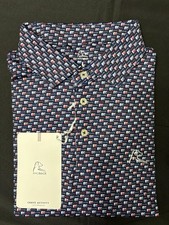 Rhoback Men  s Short Sleeve Performance Polo Size L The American Rhapsody