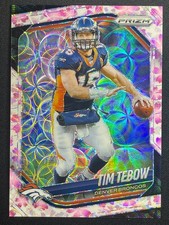 TIM TEBOW JERSEY #15 /15 CHERRY BLOSSOM CHOICE SSP 2025 PRIZM NFL #300 BRONCOS 1