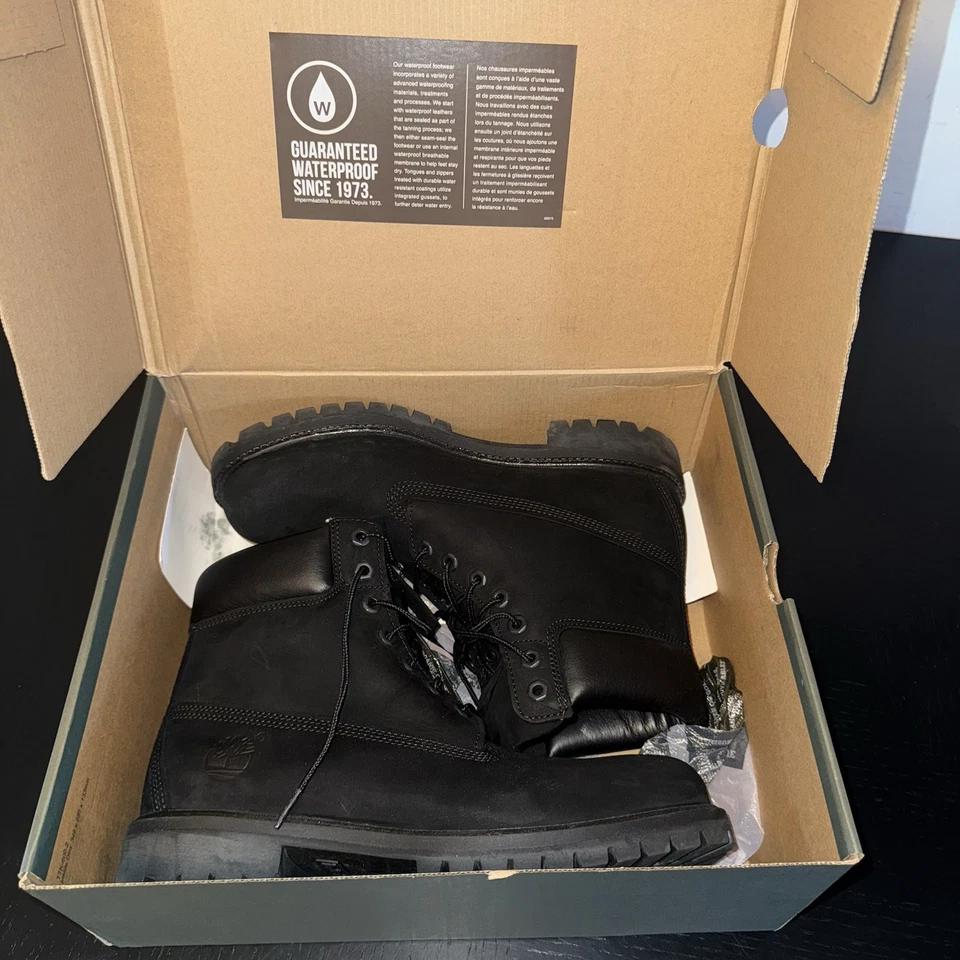 Men’s Timberland Boots Charcoal/Black Size 9.5 - Image 2 of 4