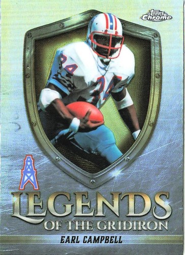 2025 Topps Chrome Earl Campbell Legends Of The Gridiron Yellow
