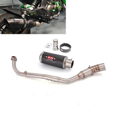 Slip For Kawasaki Z125 Pro Exhaust Header Pipe Carbon Mufflers Complete System
