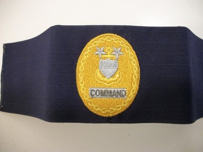 USCG COAST GUARD E-9 COMMAND MCPO EMBROIDERED ODU COVERALL BADGE INSIGNIA TAPE