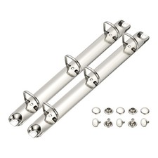 A5 3 Hole Ring Binder Mechanisms, 2 Set 0.63" D Ring Binder Planner, 20mm Silver