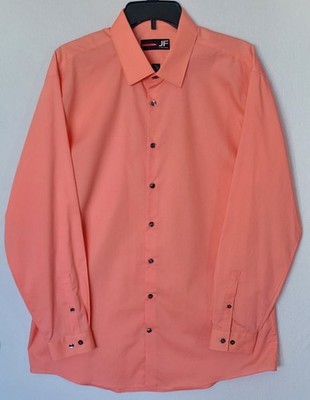 J Ferrar Men's Coral Salmon Peach Dress Shirt Slim XL 17-17 1/2, 34-35 Spring | eBay J Ferrar Men's Coral Salmon Peach Dress Shirt Slim XL 17-17 1/2, 34-35 Spring | eBay