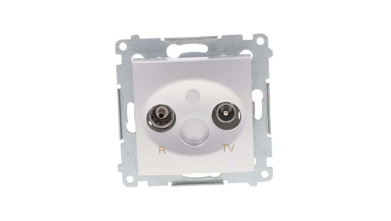 RD/TV antenna socket terminating separate Simon 54 DAK.01/43