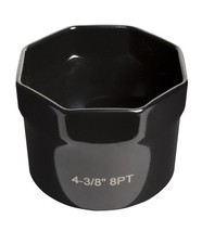 1/2 in. Drive 4-3/8 in. 8-Point Wheel Bearing Locknut Socket, CR-MO Steel, Mo...