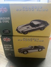 Atlas Classic Sports Cars X2 Jaguar E Type . Austin Healey